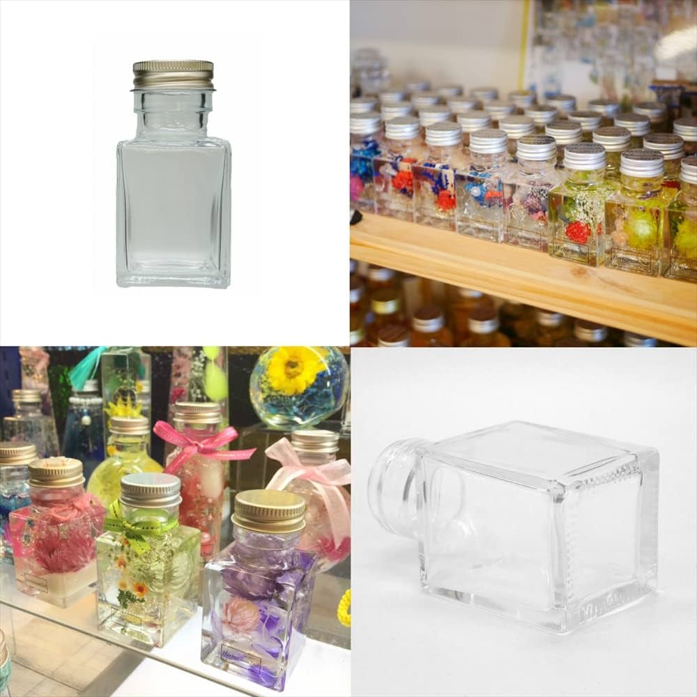 ハーバリウム瓶 角瓶2点セット ケース付き ハーバリウム瓶 角瓶2点セット ケース付き Amazon｜横浜ハーバリウム弐番